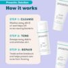 71pcM6xvEPL._AC_SL1500_.jpg Proactiv Solution 60 Day Facial Cleansing 3-Step Routine, 1 x Cleanser 120 ml, 1 x Facial Toner 120 ml, 1 x Hydrator 60 ml (Pack of 1)