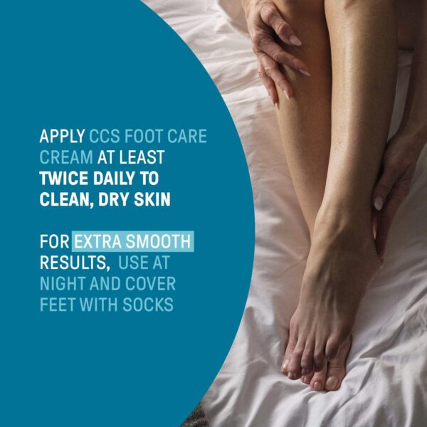 CCS Professional Foot Care Cream 60 ml - Moisturise and Protect Dry and Callused Feet, Contains 10% Urea and Eucalyptus Oil, Clinically Tested, Suitable for Diabetics