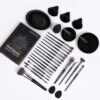 MAANGE Makeup Brushes 30 Pcs Professional Makeup Brush Set for Foundation Blending Powder Blush Concealers Eyeshadow, 5 Products Included, Black,