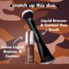 e.l.f. Camo Liquid Bronzer & Contour, Highly Pigmented, Natural-Looking Glowy Finish, Long-Lasting, Rounded Applicator, Vegan & Cruelty-Free, 2 Fair/Light