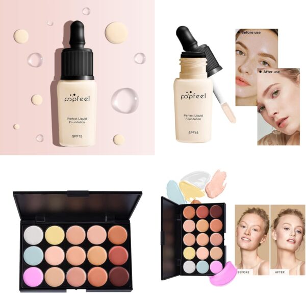 Holzsammlung Makeup Kit for Women Full Kit, All in One Makeup Gift Set, Make up Set for Girls Teenagers Women Beginners, Cosmetic Make up Starter Kit Include Eyeshadow Palette Eyebrow Pencil Lipstick