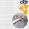 Ruitena - 36pcs Non-Slip Strip Stickers, Anti Slip Grip Stickers Non Slip Strips Pad Bathtub Flooring Safety Tape Mat for Bath Shower (20mm * 200mm)
