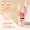 Cuticle Oil Pen for Nail Care,4PCS Nail Oil Pen with Natural Ingredients,Cuticle Oil for Nails for Nail Growth Treatment,Nail Oil Cuticle for Repairing Cracked with Nail File(Mix Flavors)