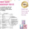 MockTota Kids Makeup Sets for Girls, Multi colored Face Paint Kit for Kids,Princess Make Up Kit, Washable Children's Cosmetics Toys, Non-Toxic Makeup Kit Gift Halloween (18 colour)