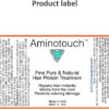 Aminotouch Natural PURE PROTEIN TREATMENT Grow Long Hair, Repair Damage & Split Ends, Strengthen Weak Hair, Collagen Filler Keratin Repair that Works From the Core to the Outer Layers, instant results