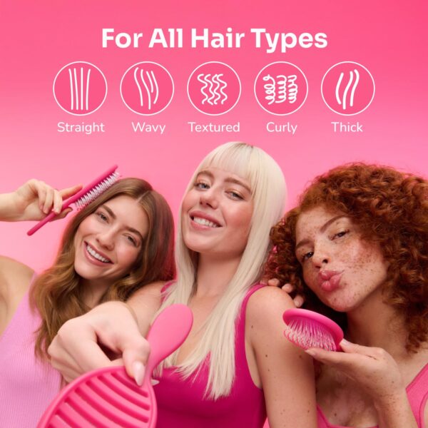 Wet Brush Original Detangling Hair Brush, Classic Black - Ultra-Soft IntelliFlex Bristles - Detangler Brush Glide Through Tangles With Ease For All Hair Types - For Women, Men, Wet & Dry Hair