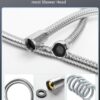 YEAUPE High Pressure Shower Head with 1.5M Hose Powerful Flow Shower head for Low Pressure Hard Water Filter Shower Hose and Head Water Saving Shower Head 6 Modes, Packaging may vary