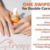 Modelones Nail Strengthener and Cuticle Oil Nail Care 8 in one Ridge Filling Nail Repair Kit Nail Growth Treatment for Thin& Damaged Nails, Moisturizes Dry Skin, Repairs Cuticles Nail Growth Oil 15ml