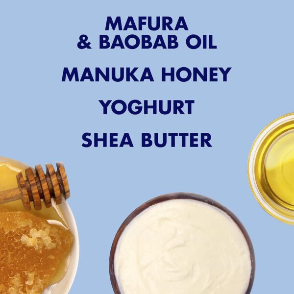 SHEA MOISTURE Manuka Honey & Yoghurt Hydrate & Repair Multi-Action Leave-In Conditioner sulphate and silicone free conditioner for extremely dry, brittle curly hair 237 ml