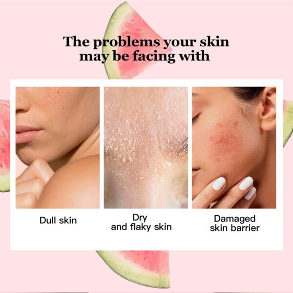 Watermelon Niacinamide Hydrating Serum, Moisturising & Brightening Serum, Foundation Makeup Base, Lightweight Facial Serum & Makeup Primer Liquid Highlighter (Color C)