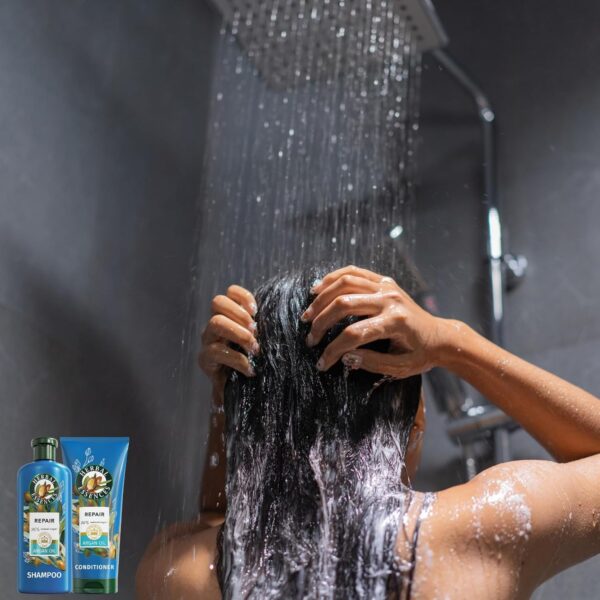 Argan Oil Repair Shampoo & Conditioner Bundle - Silicone-Free Hair Care to Nourish & Restore Damaged Hair