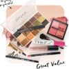 Technic Enamoured Full Face Cosmetic 8 Piece Gift Set - Full Size Products for Eyes, Face & Lips - Perfect for Makeup Lovers - Vegan & Cruelty Free