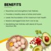 Vatika Naturals Egg Protein Multivitamin Hair Oil - 200 g | Conditions, Repairs, Strengthens | Deep Conditioning With Goodness of Natural Egg