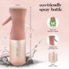 Kitsch Spray Bottle for Hair - Continuous Water Mister with Ultra Fine Mist for Hairstyling, Barbers, Salons, Cleaning, Plants, Versatile Spray Bottles - Made from Recycled Plastic - Terracotta, 5 oz