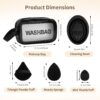 Makeup Brushes, MAANGE 30 Pcs Professional Makeup Brush Set for Foundation Blending Powder Blush Concealers Eyeshadow, 5 Products Included, Makeup Brushes Black, 30 Piece Set