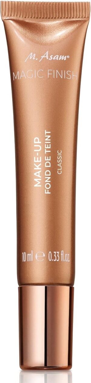 M. Asam Magic Finish Make-Up Mousse Sample (Tube 10ml) – 4in1 Primer, Foundation, Concealer & Powder With Buildable Coverage, Hides Redness And Dark Spots, Vegan, For Light To Medium Skin Tones
