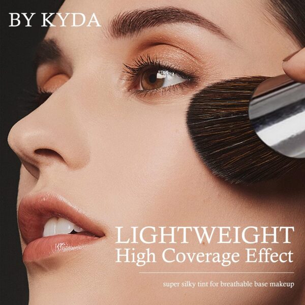 KYDA AirBrush Foundation Spray, Silky Foundation Makeup, High Coverage Smooth Creamy Finish, Lasting Lightweight Breathable, Moisturizing Makeup Primer (#118)