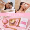 Birthday Pamper Gifts For Women, Sakura Skin Care Sets & Kits For Teenage Girls, Presents For Friend Mum Sister, Relaxation Bath Ladies Gifts Care Package Valentines Gifts for Her, Mothers Day Gifts