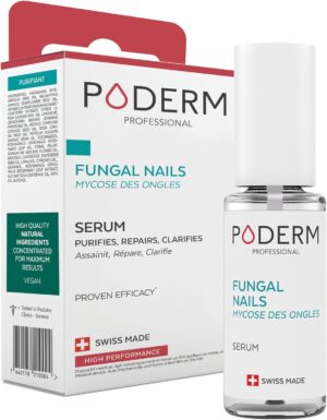 PODERM - FUNGAL NAIL TREATMENT - Nail Fungus Treatment for Toenail - Exceptional and Powerful Plants Anti-Fungal Restorative Properties - Professional Foot/Hand Treatment - Quick&Easy - Swiss Made