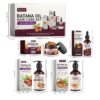 Batana Oil Volumizing Hair Care Set, Repairs Frizzy Hair, Deep Nourishes Scalp, Smooth Hair Travel Set for Women and Men Include Shampoo Conditioner Hair Mask Hair Oil
