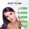 Hair Dye Shampoo, Hair Care Instant Dye Shampoo for Men & Women, Haircare Natural Color for Gray Coverage (Dark Brown)