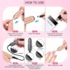 FOLAI Electric Nail Files, Professional Nail Drill for Acrylic Nails Gel, Electric Nail Drill 20000 RPM, Adjustable Speed E File for Nails, for Beginner Girl Women Mum