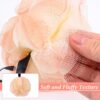 24 Pack Mesh Pouf Bath Sponge, Bulk Soft Shower Puff for Women and Men, Multipack Exfoliating Shower Ball Body Puff Bath Scrunchie for Adults, 4 Flower Color