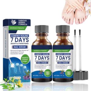 JORUN 2 Pcs Fungal Nail Treatment for Toenails Extra Strong Nail Care Serum - Natural 60 Ml Toe Nail Fungal Treatment - No Stimulation Nail Growth Treatment for Broken,Discolored Fungal Nail