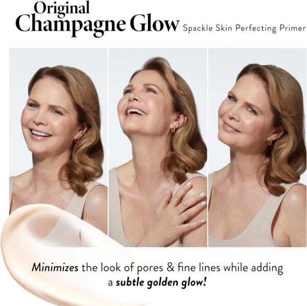 LAURA GELLER NEW YORK Spackle Super-Size (Champagne Glow) Lightweight Makeup Primer - Skin Perfecting Face Primer with Hyaluronic Acid for Long-Lasting Hydration - 59ml
