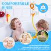Gatphy Baby Bath Shower Head Baby Bath Toys, Submarine Shaped toddler bath shower head with Suction Cup Battery Operated Baby Watering Bath Toy for Kid Toddlers Girls Boys 1 2 3 4 5 Year Olds