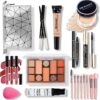 Makeup Sets For Girls Teenagers, All In One Makeup Kit, Makeup Gift Sets For Women With Makeup Storage Bag - Eyeshadow Palette Lip Glosses Concealer Primer Face Powder Mascara Eyebrow Pencil Eyeliner