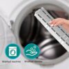 Extra Long Bath Mat Non Slip Anti Mould 90x40cm, Shower Mats Bathtub Mats for Inside Shower,Washable Anti Slip Bathroom Mat with Suction Cups & Quick Drainage, Cut to Size, Grey