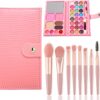 AYNKH Makeup Sets for Girls,33 Colors Children's Makeup Toys, Non-Toxic Kids Cosmetics with 8 Washable Brushes, Stage Performance Halloween Birthday Party Beauty Set Gift