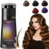 Hair Dye Shampoo, Hair Color,Hair Care Instant Dye Shampoo, Natural Hair Color Shampoo for Gray Hair Coverage (Light Brown)
