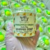 CUPID'S INFLUENCE BATH PRODUCTS PINEAPPLE CRUSH Kaolin Clay 180gr Whipped Soap/Body Wash/Shaving Cream/Bubble Bath/Shower Cream/Shower Fluff, Multicoloured