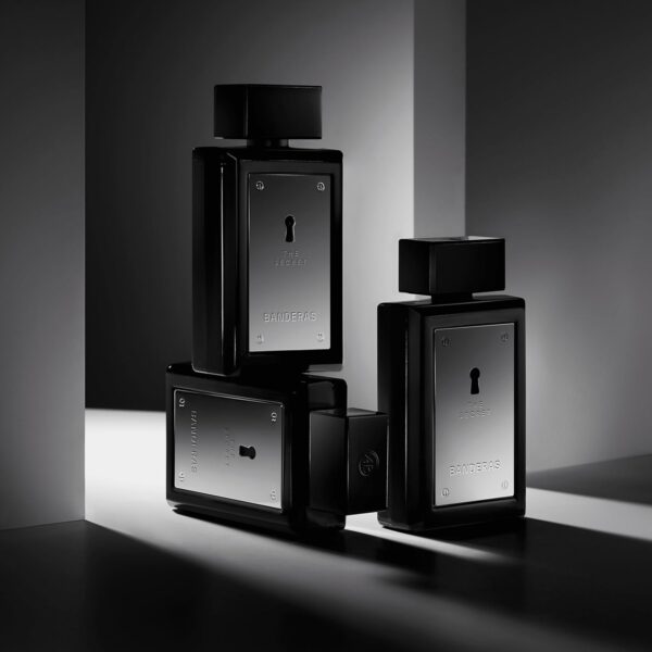 Banderas Perfumes - The Secret - Eau de Toilette for Men - Long Lasting - Elegant, Sexy and Masculine Fragance - Fruity and Leather Notes - Ideal for Day Wear - 100 ml