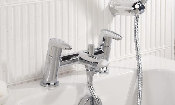 Bristan OR BSM C Orta Bath Shower Mixer - Chrome Plated