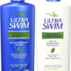 UltraSwim Chlorine Removal Shampoo and Repair Conditioner Set, 207mL x 2 - Repair, Protect and Nourish Your Hair After Swimming. Unique Formula Designed To Neutralise And Remove Chlorine From Hair