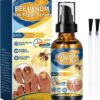 Nail Growth Bee Venom Treatment Serum, Nail Strengthener Cuticle, Foot Care Soothing Serum for Athletes Foot, Thick Toe Care 30ml