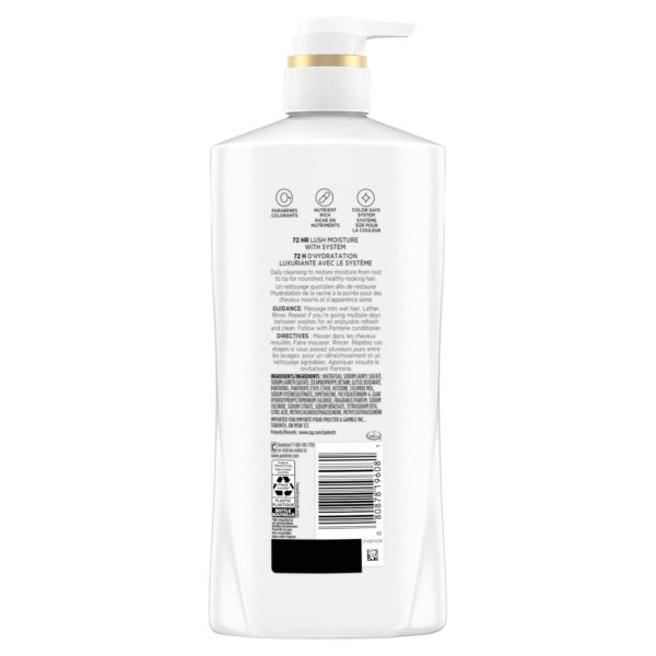 Pantene Shampoo & Conditioner Set, Daily Moisture Renewal with Pro-V Nutrients for Dry, Color-Treated Hair, Long-Lasting Hydration & Nourishment, 27.7 Fl Oz Each, 2-Pack + Miracle Rescue Shot (0.5 Oz)