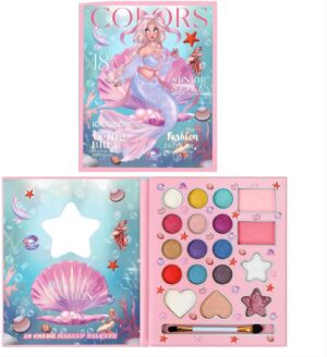 MockTota Kids Makeup Sets for Girls, Multi colored Face Paint Kit for Kids,Princess Make Up Kit, Washable Children's Cosmetics Toys, Non-Toxic Makeup Kit Gift Halloween (18 colour)