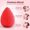 BEAKEY Makeup Sponges 5 Pcs, Non-Latex, Blender Beauty Soft Foundation Sponge, High Density Makeup Sponge for Foundation, Liquid, Creams and Powders (Multi-Color)