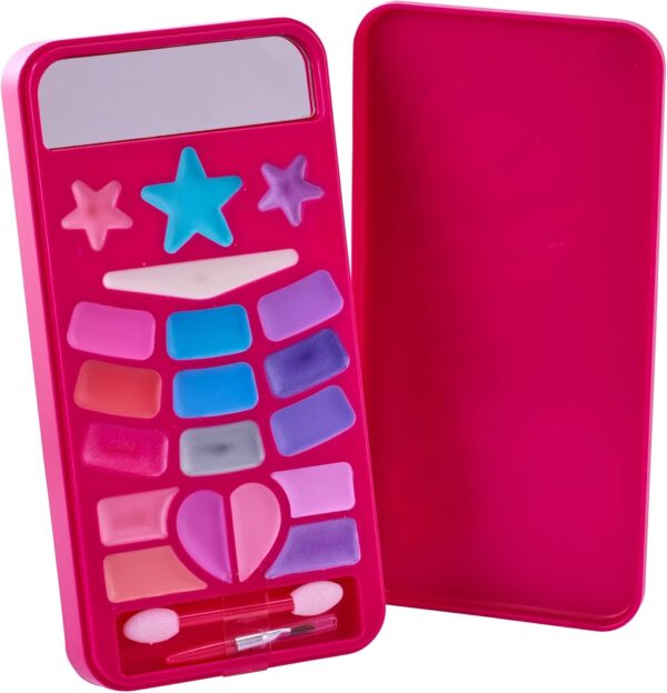 Barbie All in one Beauty Makeup Compact with 19 on trend colours for cheeks, lips and eyes Official Barbie merchandise