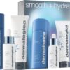 Dermalogica Smooth and Hydrate Gift Set, Full-Size Daily Milkfoliant 74g, Circular Hydration Serum 30ml, Active Moist Moisturiser 50ml, Skincare Set, Pack of 3