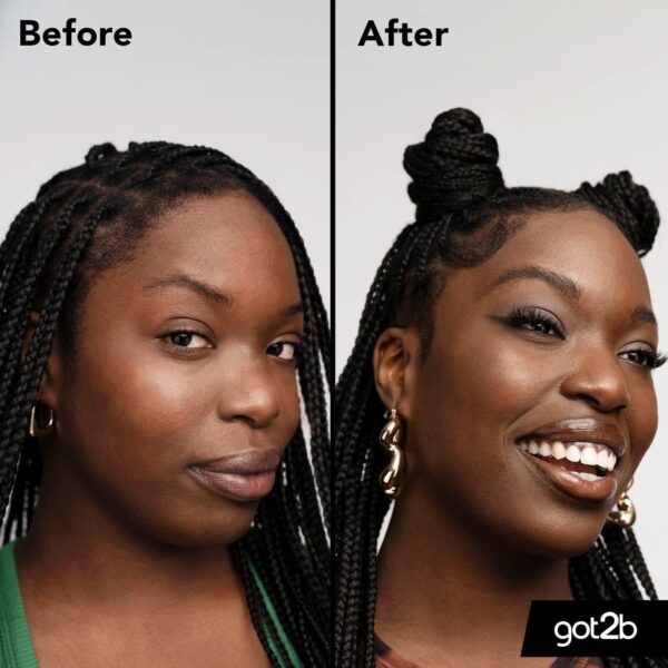 got2b Glued 4 Brows & Edges Gel 2 in 1 16ml, Screaming Hold Brow Gel, Clear Eyebrow Gel for Long-Lasting Looks, Strong Holding Brow Gel got2b, Vegan Formula*, Naturally Derived Ingredients