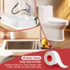 Fixmend Bath Sealant Strip Self Adhesive, 3 Rolls Caulk Strip, Bathroom Sealant Tape White Waterproof, Bath Seal for Toilet, Bathtub, Shower, Sink, Wall Corner, Kitchen with Sealing Tool