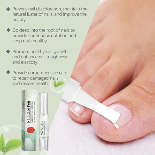 2PCS Nail Care Pen,Fungal Nail Treatment Pen,Cosmetic Care for Nail Fungus,Toenail Fungus Treatment Pen,Fungal Toenail Treatment,Antifungal Nail Polish,Nail Repair Pen for Nail