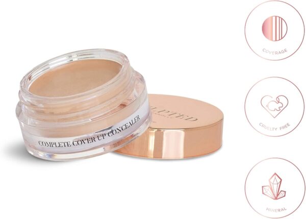 Complete Cover Up Concealer from Sculpted by Aimee (Fair Plus 2.5) – 6g Cruelty-Free Mineral Cream Concealer for Coverage of Spots, Scars, Blemishes & Redness