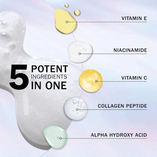 71zz1SqFp5L._AC_SL1500_.jpg Olay Super Serum 5-in-1 Benefits, Hydrating Face Serum 50 ml, With Vitamin C, Niacinamide, Collagen Peptides & Vitamin E, Glowing, Firmer and Smoother Skin, Lightweight Formula