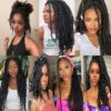 Mscat 10 Inch 3 Bundles Afro Kinky Curly Braiding Bulk Women Hair For Spring Twist Hair Natural Black Afro Kinkys Bulk Hair Synthetic For Dreadlocks Extensions Repair Locs Springy Twists 30g/pack(1B#)